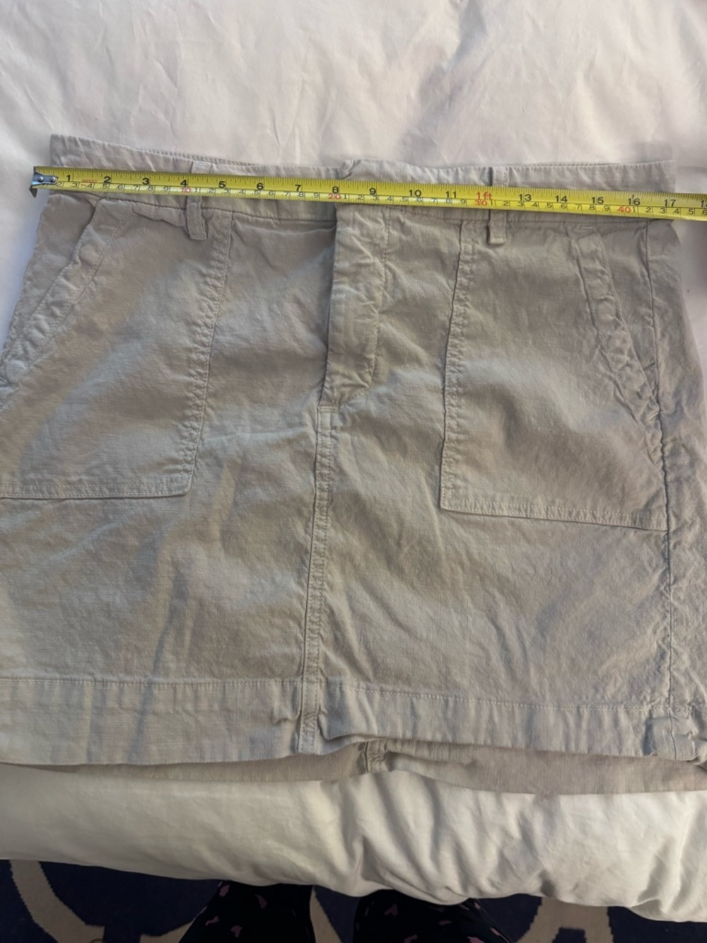 Frank and Eileen Jameson Skirt, khaki size 12 - Picture 6 of 7